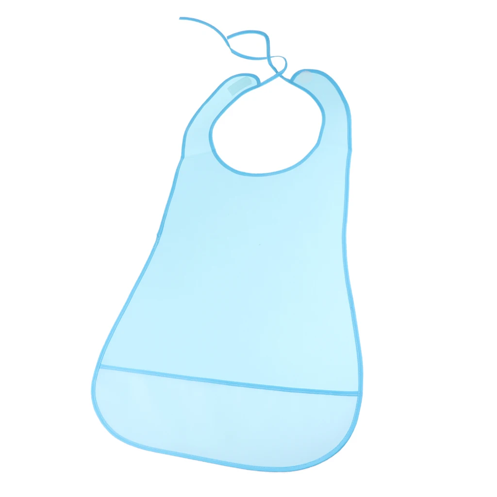 Meals Dinning Clothing Protector Bib Disability Aid Apron Crumb Catcher for Feeding Eating, Waterproof, Reusable, Washable