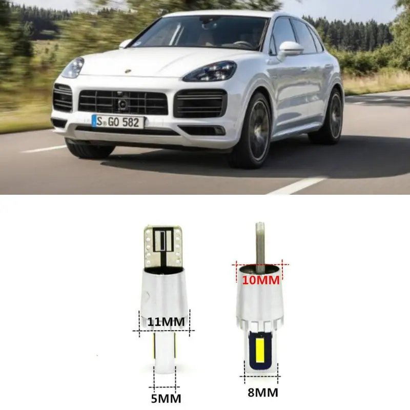 

Canbus Led Parking Light Lamp Bulb For PORSCHE CAYENNE 92A 9pa CAYMAN 981 987 MACAN 95B PANAMERA 970