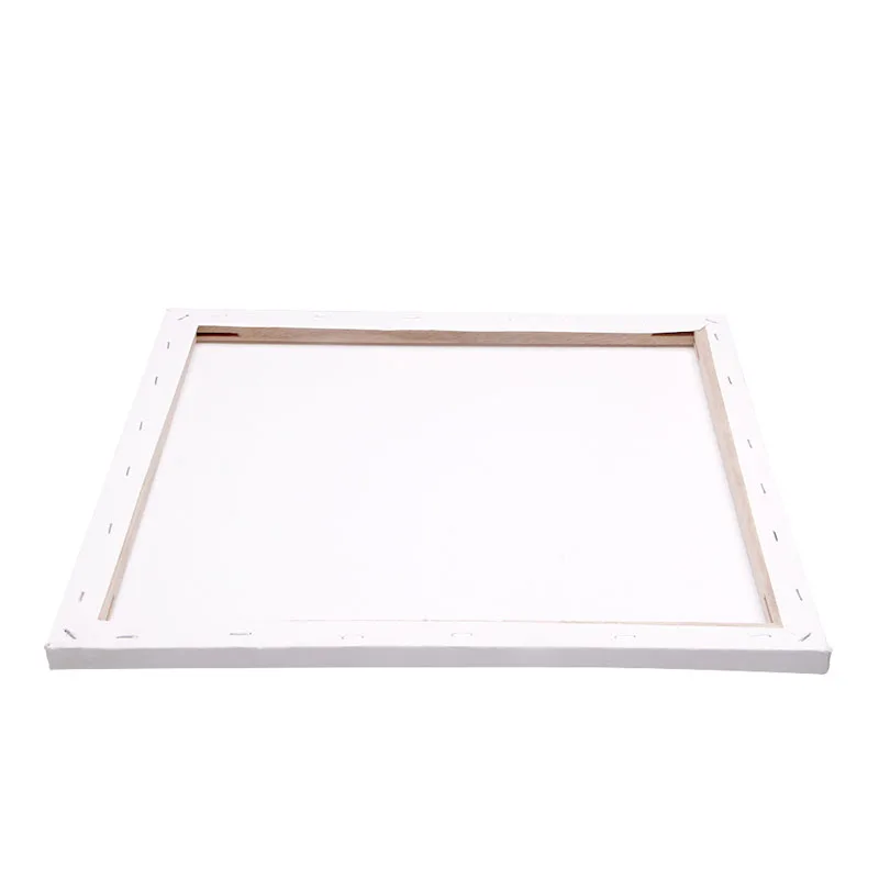 White Blank Square Artist Canvas Wooden Board Frame For Primed Oil Acrylic Paint