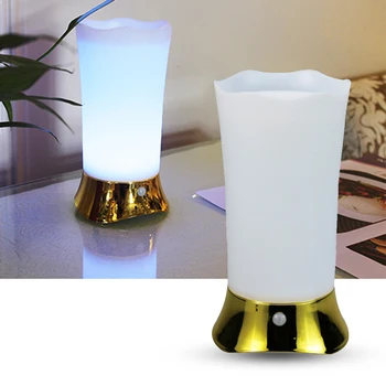 

2pcs Baby Room Led Motion Sensor Night Light Bedroom Eye Protection Bedside Decorative Table Lamp Cordless