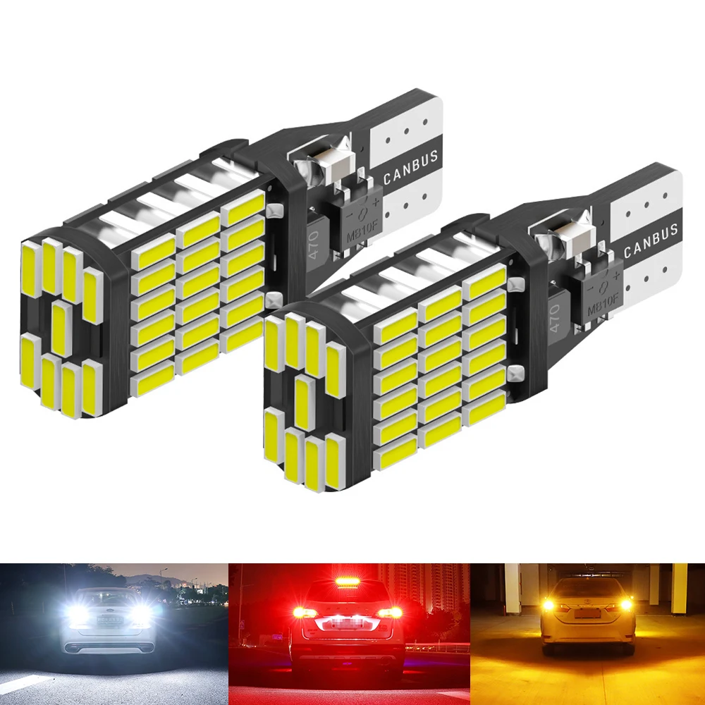 Comprar Bombillas LED de marcha atrás para coche, 1200LM, 921 T15, 912,  902, W16W, Canbus WY16W, reemplazo de bombillas LED para luz de marcha  atrás de coche, color blanco, 2 uds.