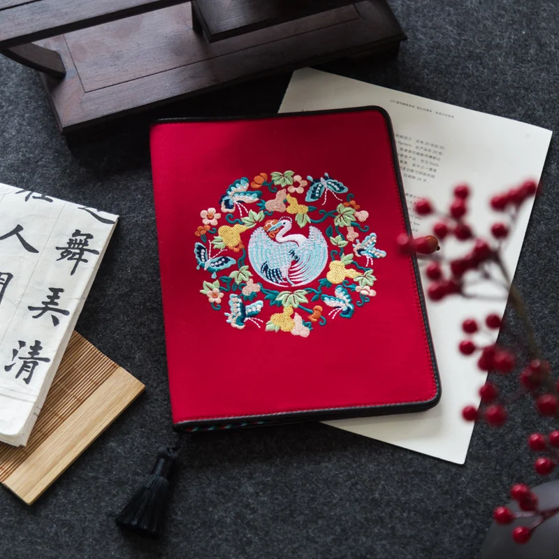 Традиционный китайский цветочный дизайн высокого качества Обложка для журналов A5