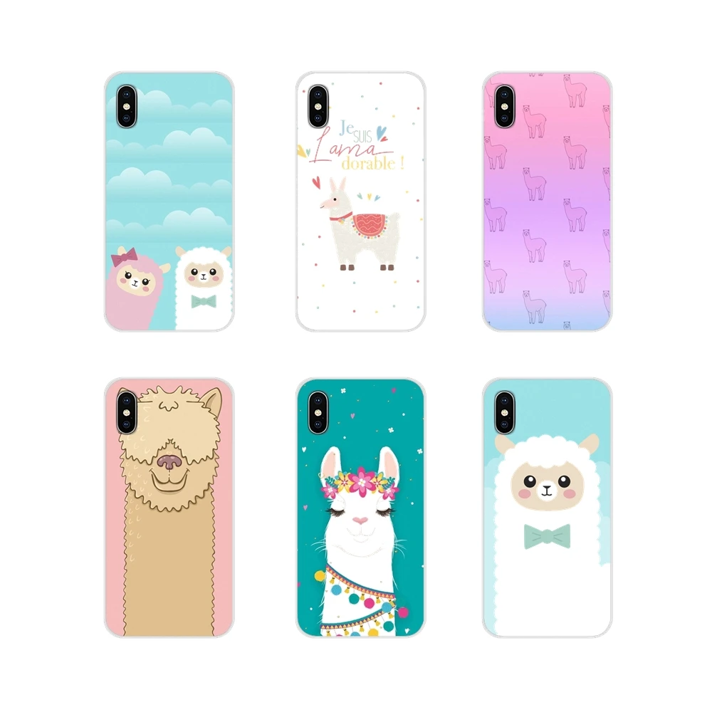 Для Huawei G7 G8 P7 P8 P9 P10 P20 P30 Lite Mini Pro P Smart Plus 2017 2018 2019 прозрачный мягкий чехол Llama Alpacas Animal
