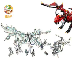 70653 918 шт ниндзя серии firstborn красный дракон Охотник вертолет Броня s кирпич игрушки для детей 10938 строительный блок подарок