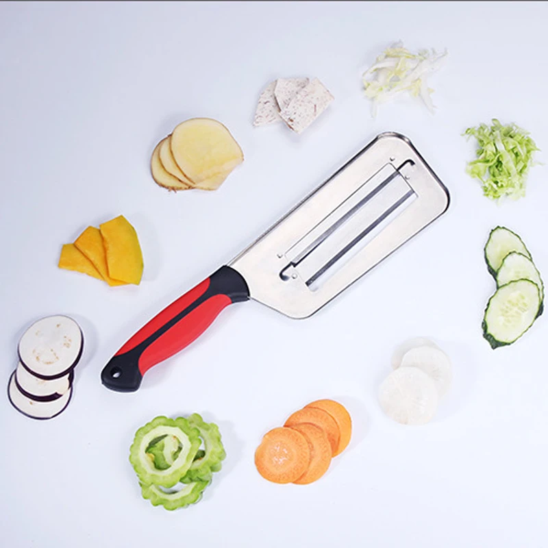  Vegetable Slicer Double 2 Slice Blade Slicing Knife