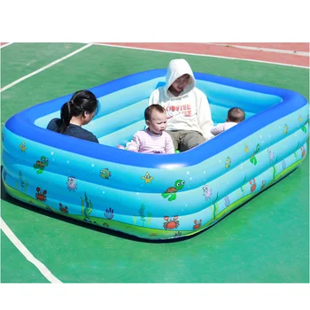 

Family Inflatable Swimming Pool Garden Summer Outdoor Kids Paddling Pool CLH@8