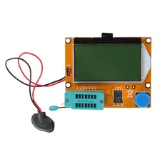 Probador de Transistor MG328, condensador ESR, medidor de resistencia de inductancia, NPN, PNP, Mosfet