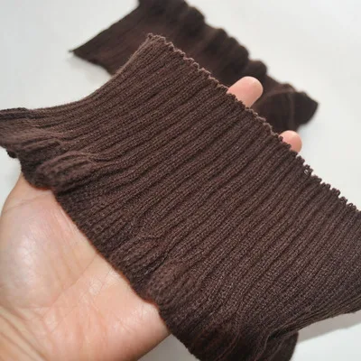 Wool Rib Sweater Cuffs Neckline Ruffled Ribs Apparel Accessories Autumn and Winter Knitwear Sweater Accessories