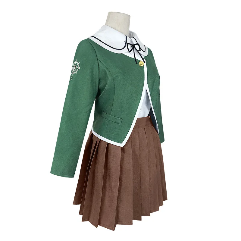 Kuma Chihiro Fujisaki Cosplay Costume Danganronpa Fujisaki Cosplay Wig Women's JK Uniforms Suit Halloween Carnival Costume0 (3)