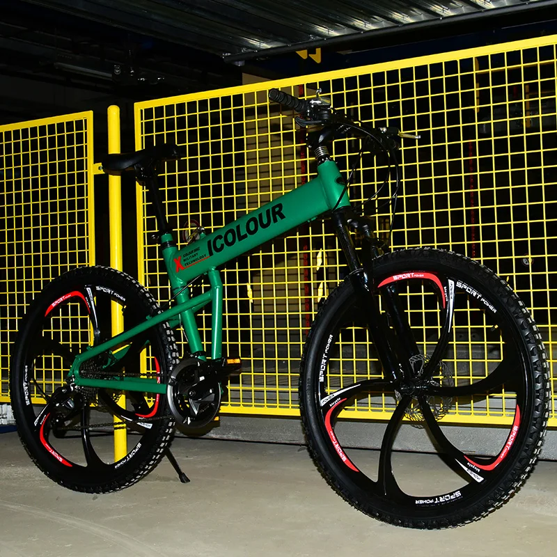 Mountain Bike Aluminum Alloy 26 Inch Shift Folding Shock Absorption Man and Woman Adult Student Bicycle Mountain Bike Aluminum Alloy 26 Inch Shift Folding Shock Absorption Man and Woman Adult Student Bicycle