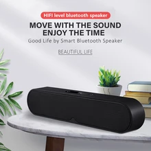 LIGE Мини Bluetooth динамик портативный беспроводной динамик звуковая система 8D стерео музыка объемный Поддержка Bluetooth 5,0, TF AUX USB