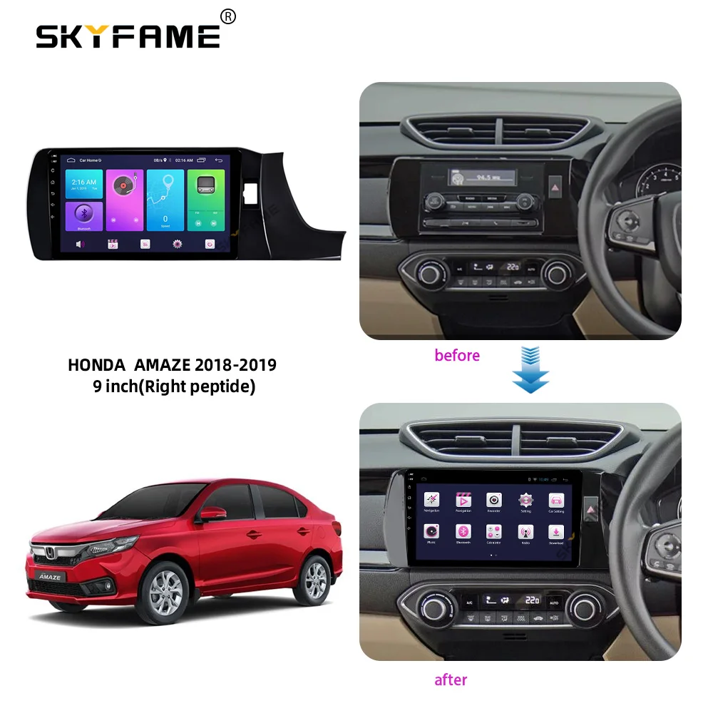 Skyfame Car Frame Adapter For Honda 