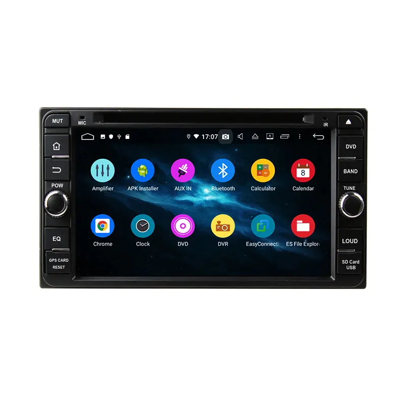 6 95 &quotPX6 Android 9 0 автомобильный dvd-плеер для Toyota Vios Hilux Land Cruiser 2006-2010 мультимедийный