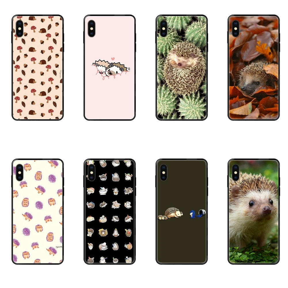 Hedgehog Cute First For Xiaomi Mi Max Mix 2 3 2S 5X 6X CC9 CC9E Pro Note 10 Lite Ultra Black Soft TPU New Style Unique | Мобильные