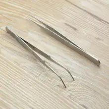 Хит, 4 шт./компл. рисунки на ногтях Нержавеющая сталь Пинцет ногти искусство Изогнутые Прямой Инструменты щипцы кусачки пинцеты комплекты CUN 668