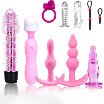 Anal Vibrator Butt Plug Set Magic Wand Dildos For Women Clitoris Stimulator Sex Toys For Men Prostate Massager Erotic Sex Tools 2