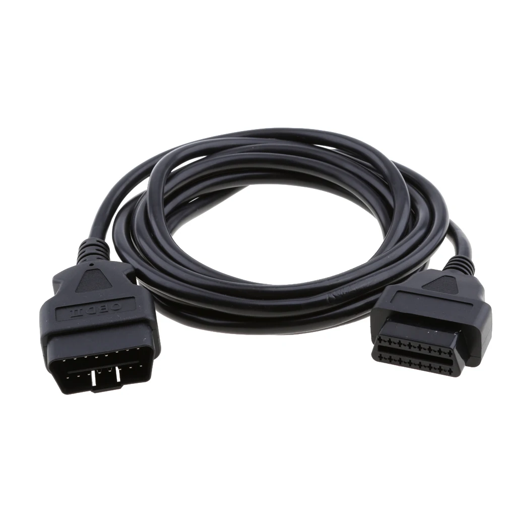 OBD2 16-Pin Male to Female Extension Cable Connector Plug Wire 3m 9.8ft