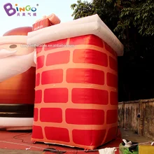 Персонализированные 5,3 м высота надувной Рождественский дымоход/большие рождественские надувные игрушки