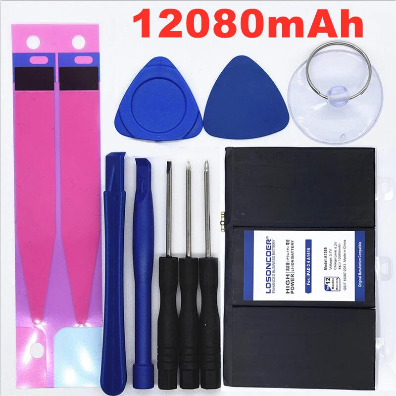 LOSONCOER A1389 Батарея для iPad 3 4 iPad3 iPad 4 A1403 A1416 A1430 A1433 A1459 A1460 A1389 Серия ноутбуков Батарея