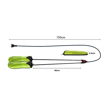 

HOT！-Electric Shoe Dryer 220V Double Core Electric Shoe Dryer with US Plug