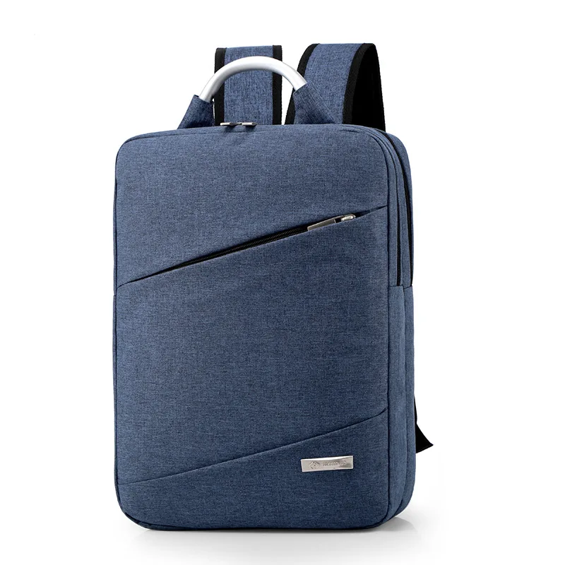 

Business Computer Bag Solid Color Multi-Level Laptop Backpack Men And Women Couples Light Wear-Resistant School Bag Cross Border