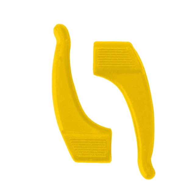 Fashion Anti Slip Ear Hook Eyeglass Eyewear Accessories Eye Glasses Silicone Grip Temple Tip Holder Spectacle Eyeglasses Grip YELLOW