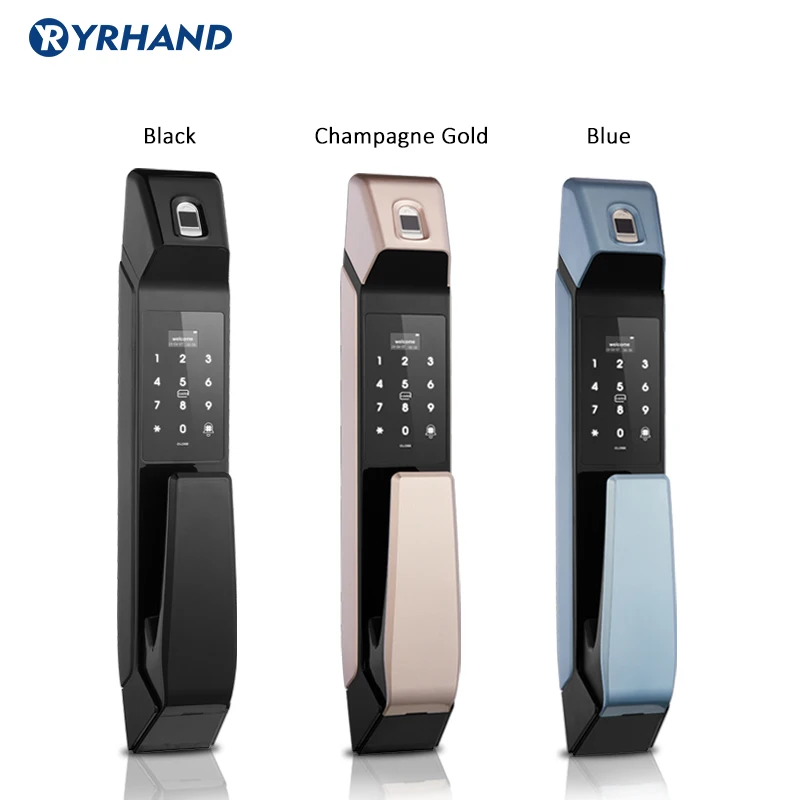 US $220.80 Automatic Smart Fingerprint Door Lock Electronic Lock With Fingerprint Password Card Key Unlock Digital Keyless Lock For Home