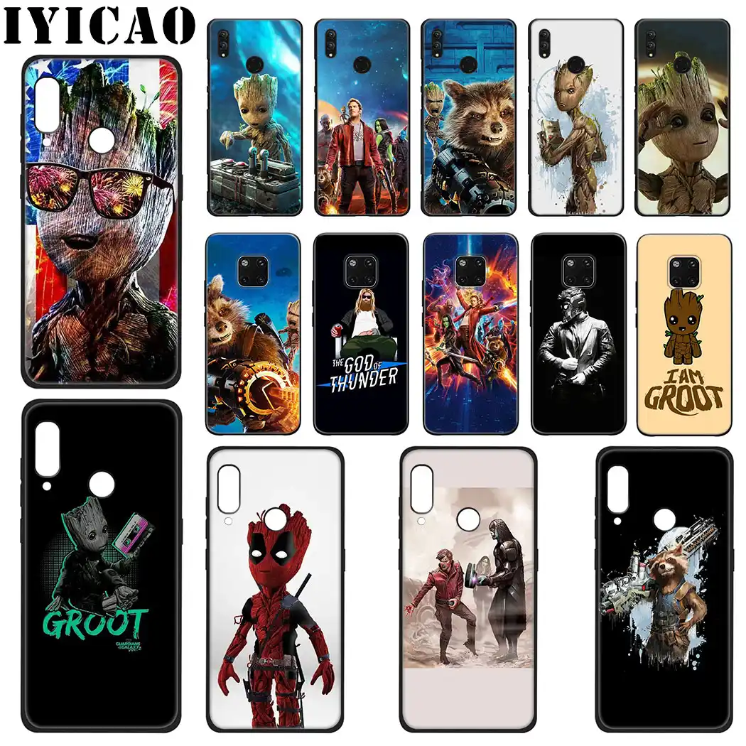 Мягкий силиконовый чехол IYICAO стражи Галактики для Huawei Mate 20 10 Lite Pro Nova 5i 4 3i 3 2i 2