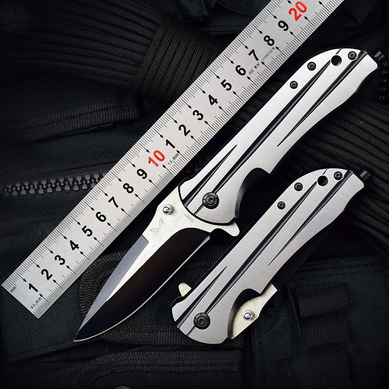 

EDC Folding Knife BM DA67 7cr17 Blade / 420 all steel Handle Outdoor Camping Utility Hunting Knife Pocket fishing Knife Kitchen
