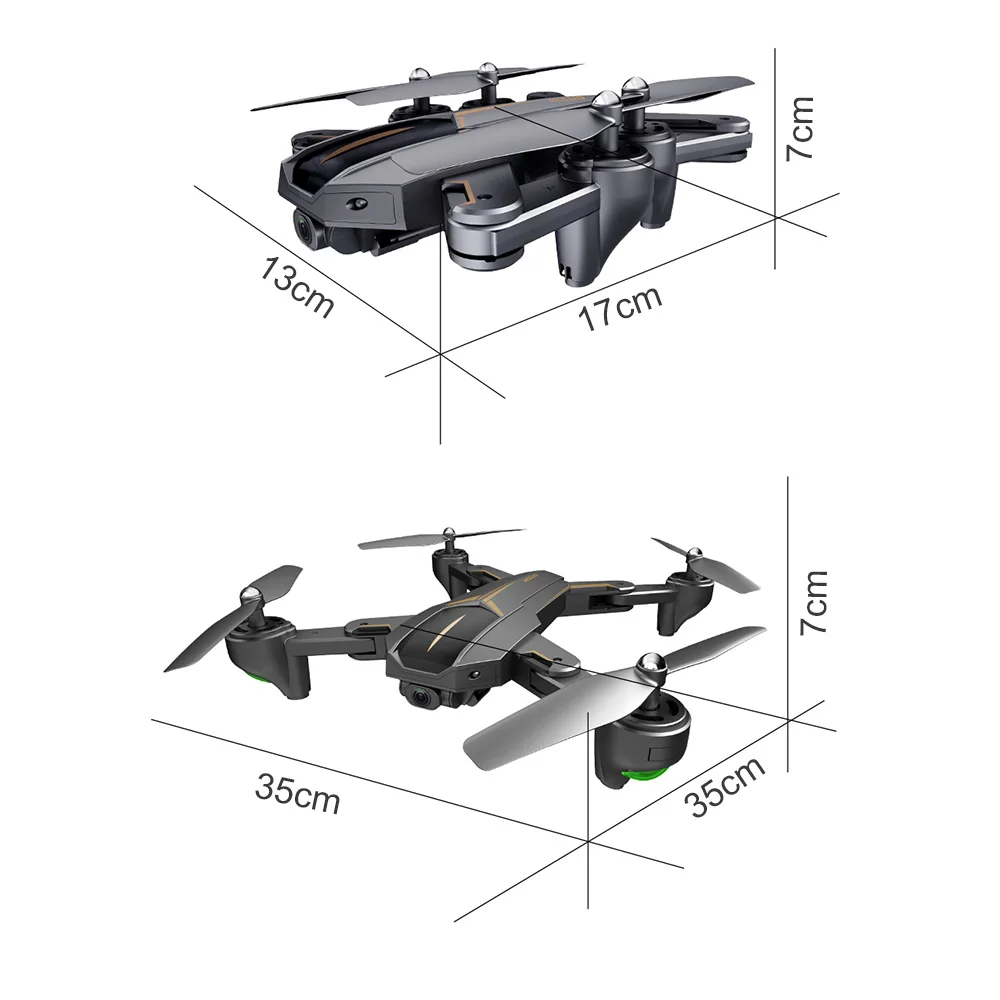 VISUO XS812 Дрон с камерой 4K GPS 5G Wi Fi FPV складной Безголовый режим слежение за жестом