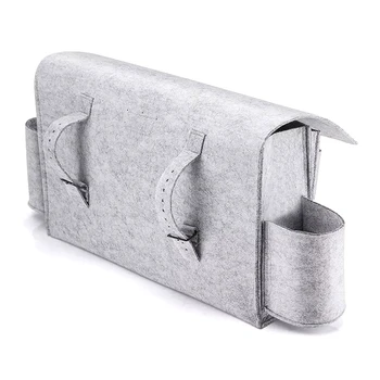 

Felt Storage Bag Bedside Bedside Blanket Storage Rack Storage Basket Hanging Bag