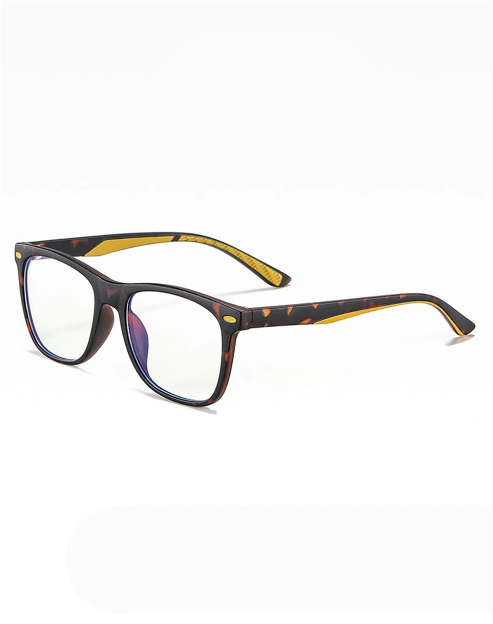 Leopard print Новинка, TR90, детский анти-синий светильник, очки для мальчиков и девочек, двухцветные, плоский светильник, очки, полная Рамка, компьютерное зеркало - Цвет линз: Leopard print