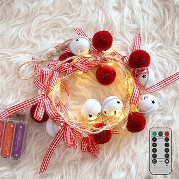 

2M DIY Christmas String Lights 20LED String Lights Pine Cones Fairy Light with Remote Control Holiday Christmas Decoration Light