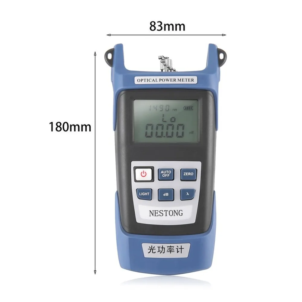 Ценные волокна измеритель оптической мощности-70 ~ + 10 дБм SC/FC/ST разъем волоконно-оптический кабель тестер для технического обслуживания
