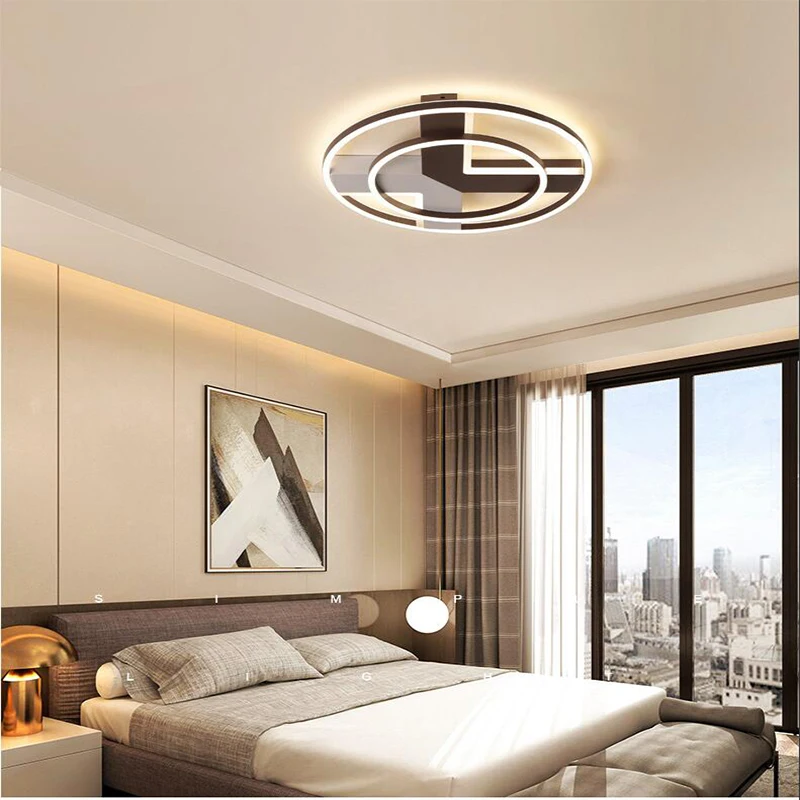 

Modern LED Ceiling light Nordic Simple hotel room bedroom led light Indoor Lighting RC Dimmable ceiling lamps