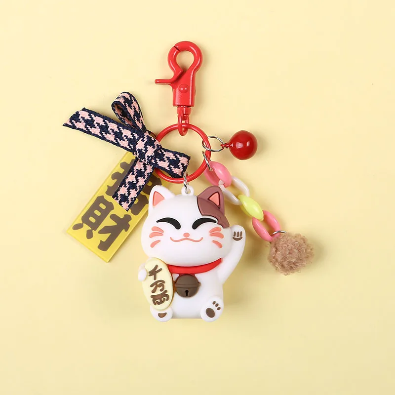 Брелок ручной работы с кошкой Свинкой женская сумка Очаровательное украшение