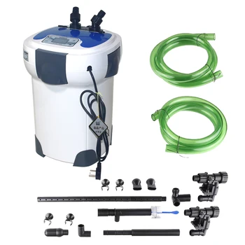 

SUNSUN Aquarium Filter HW-3000 LCD Monitor 6-section adjustable flow 3000L/h with 9W UV sterilizer for fish tanks up to 300-750L