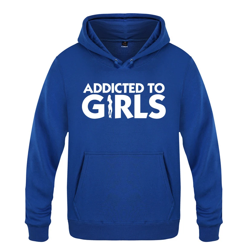 LAY BAT Addicted to Girls новинка, мужские толстовки,, мужские пуловеры, флисовые толстовки с капюшоном - Цвет: LAY BAT