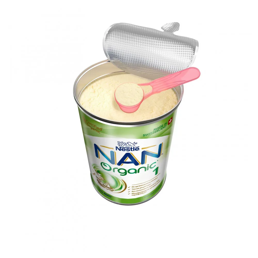 Сухая адаптированная молочная смесь NAN® 1 Organic для детей, с рождения, 400 г