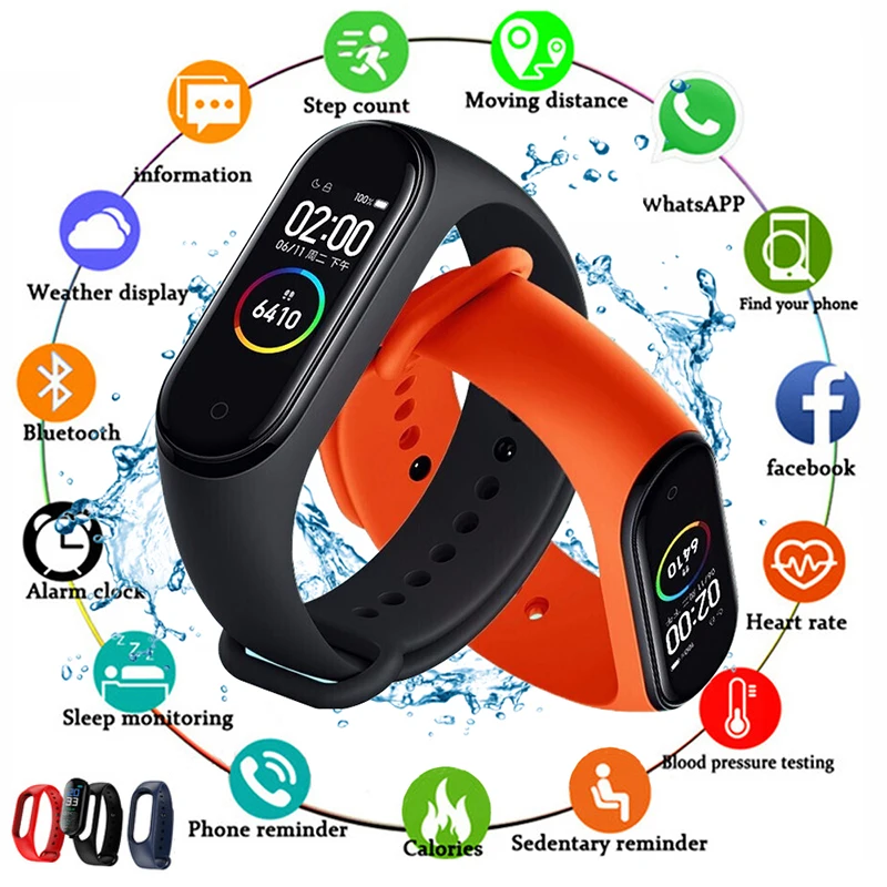 

Smart Watch 2020 Sport Smart Band Blood Pressure Monitor Smart Watches Smartwatch Bracelet Wristband For Apple Android Men Women