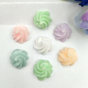 

20PCS Cute Cabochons Resin Cream Flatback Scrapbooking DIY Miniature Food Simulation Creams