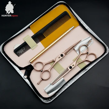 

HT9132 5.5 inch Cutting Thinning Styling Tool Hair Scissors Stainless Steel Salon Hairdressing Shears Regular Flat Teeth Blades