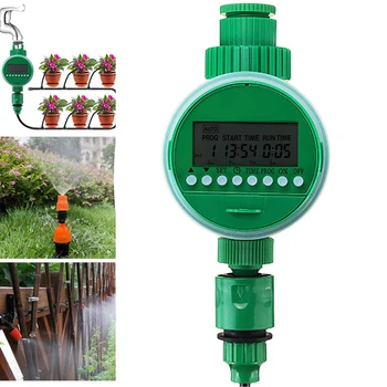 

Automatic Garden Irrigation Timer Digital LCD Electronic Water Timer Garden Irrigation Controller Programs .