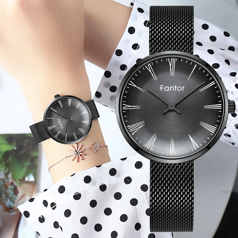 

Fantor Women Luxury Watch Elegant Ladies Watches Small Quartz Top Brand Luxury Mesh Clock Woman Girl Fashion Dress Wristwatch