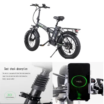 

LG battery tyre power R8 self-supporting lithium Beach wide snow 48V battery folding motorcycle product adult general purpose