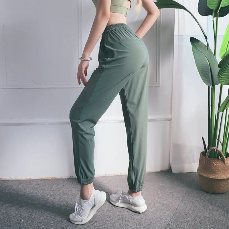 Green Gymkm, нейлон, высокая талия, женские спортивные Леггинсы, дышащие, для фитнеса, Леггинсы для йоги и тренировок, пуш-ап, для хип-хопа, спортивные штаны - Цвет: Green