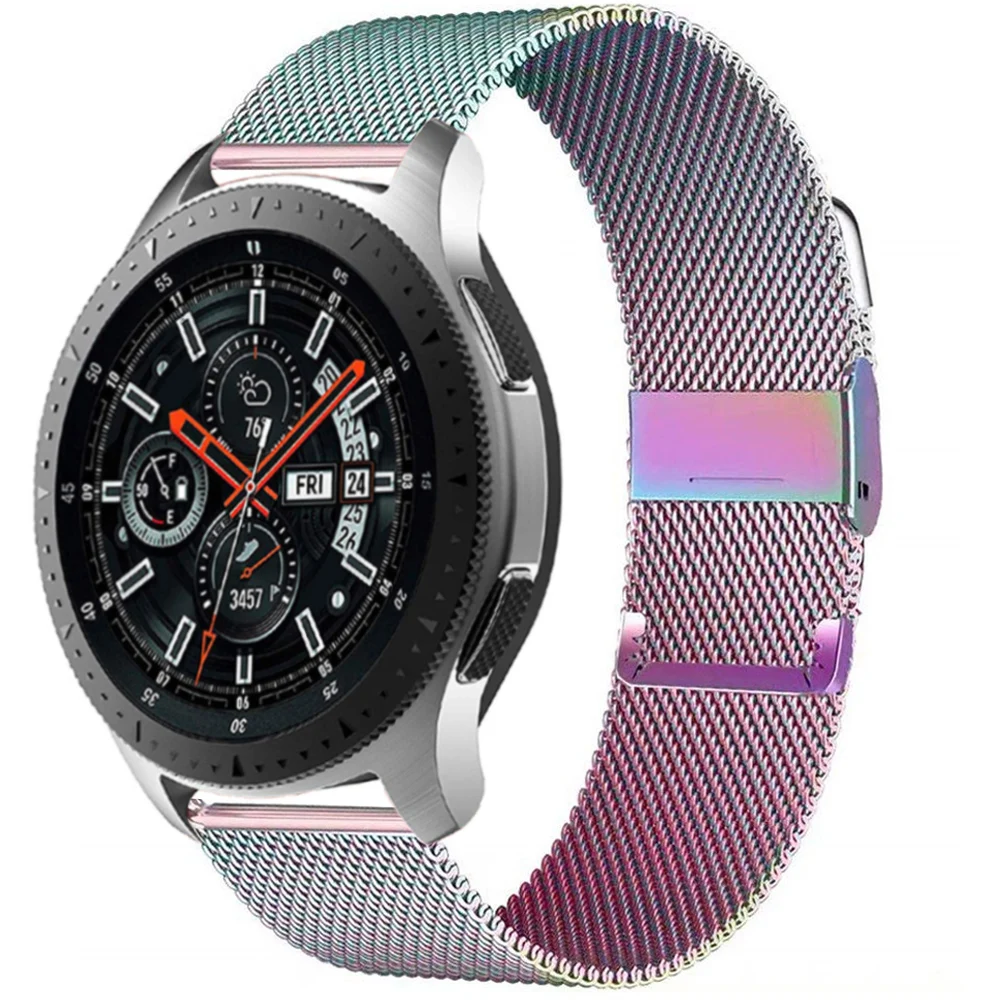 Браслет Huawei watch GT 2-2e-Pro из нержавеющей стали магнитный ремешок для Samsung Galaxy 3/46 мм/42