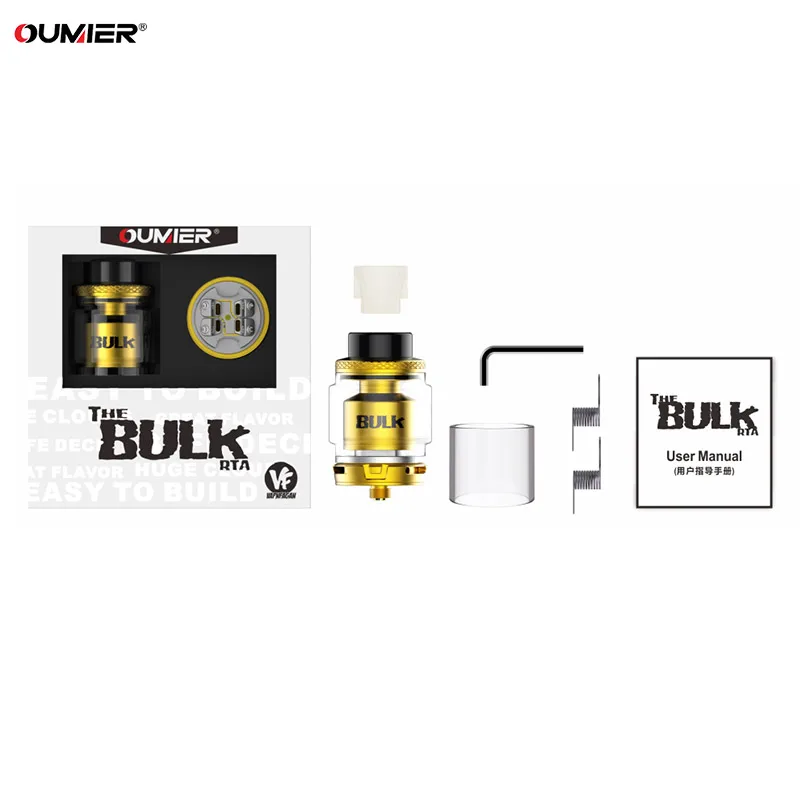 Оригинальный атомайзер Oumier Bulk RTA 6 5 мл 28 мм двойная катушка вейп испаритель VS Zeus X/