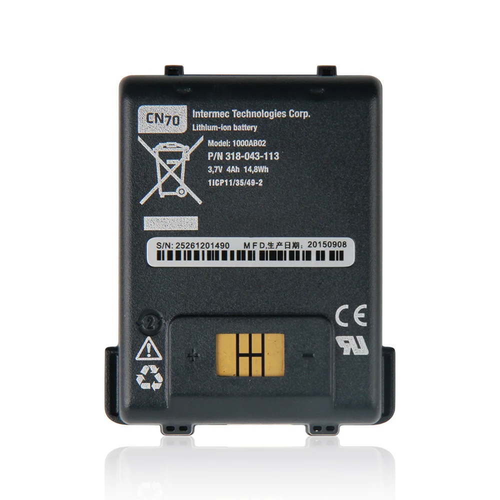 Original Replacement Battery 1000AB02 For Intermec Honeywell CN70E CN70 318-043-033 Handheld Computer Battery 4000mAh