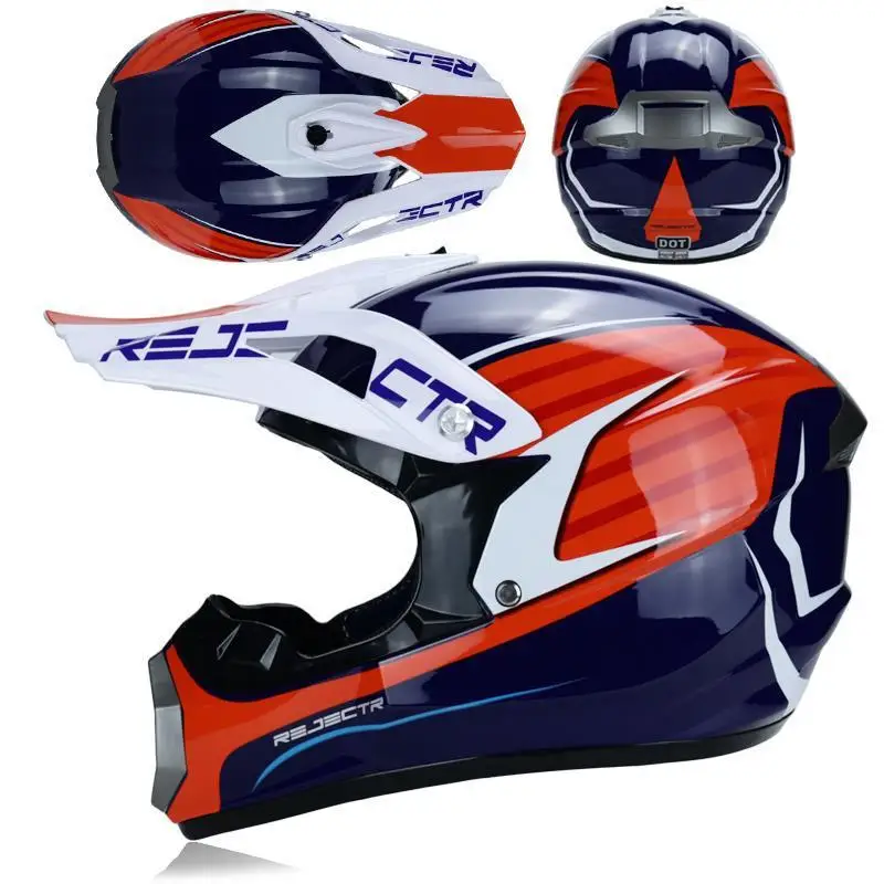 

2021 Super Light Helmet Motorcycle Racing Bicycle Helmet Cartoon Children ATV Dirt bike Downhill MTB DH cross Helmet capacetes